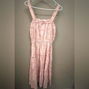 Pink flowered sundress. New without tags. Size 6.